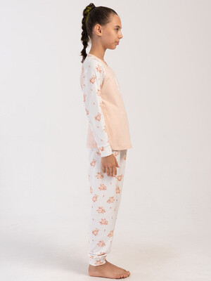 Купить Хлопковый детский домашний комплект VIENETTA PINK 4040225107 в Украина в Lingerie.ua - Одяг для дому та відпочинку, Фото 2