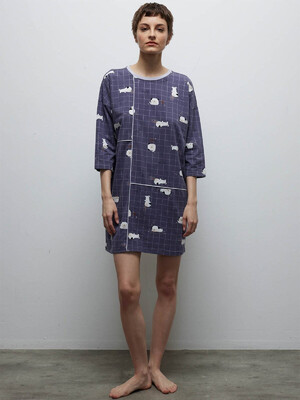 Купить Хлопковая домашняя туника с длинным рукавом HAYS 40214 в Украина в Lingerie.ua - Одяг для дому та відпочинку, Фото 1