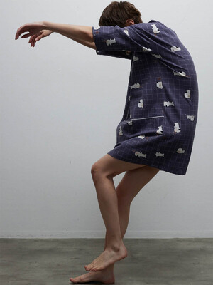 Купить Хлопковая домашняя туника с длинным рукавом HAYS 40214 в Украина в Lingerie.ua - Одяг для дому та відпочинку, Фото 6