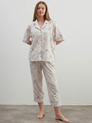 Купить Хлопковая женская пижама с коротким рукавом HAYS 40270 в Украина в Lingerie.ua - Одяг для дому та відпочинку, Фото 2