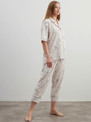 Купить Хлопковая женская пижама с коротким рукавом HAYS 40270 в Украина в Lingerie.ua - Одяг для дому та відпочинку, Фото 3