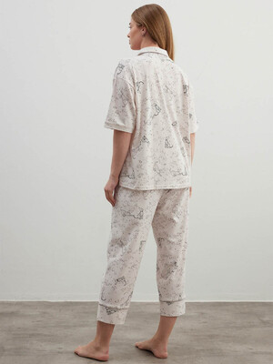 Купить Хлопковая женская пижама с коротким рукавом HAYS 40270 в Украина в Lingerie.ua - Одяг для дому та відпочинку, Фото 6