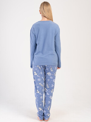 Купить Хлопковый домашний комплект с длинным рукавом VIENETTA PINK 4040305110 в Украина в Lingerie.ua - Одяг для дому та відпочинку, Фото 8