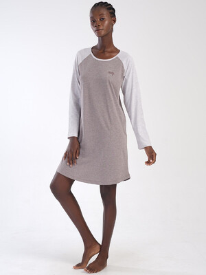 Купить Хлопковая домашняя туника с длинным рукавом VIENETTA 4033300000 в Украина