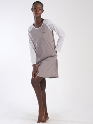 Купить Хлопковая домашняя туника с длинным рукавом VIENETTA 4033300000 в Украина в Lingerie.ua - Одяг для дому та відпочинку, Фото 2