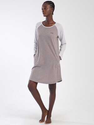 Купить Хлопковая домашняя туника с длинным рукавом VIENETTA 4033300000 в Украина в Lingerie.ua - Одяг для дому та відпочинку, Фото 3