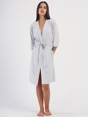 Купить Хлопковый домашний женский халат VIENETTA 4053600000 в Украина в Lingerie.ua - Одяг для дому та відпочинку, Фото 11