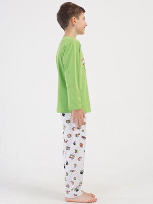 Купить Хлопковый детский домашний комплект с длинным рукавом VIENETTA KIDS 4051970158 в Украина в Lingerie.ua - Одяг для дому та відпочинку, Фото 4