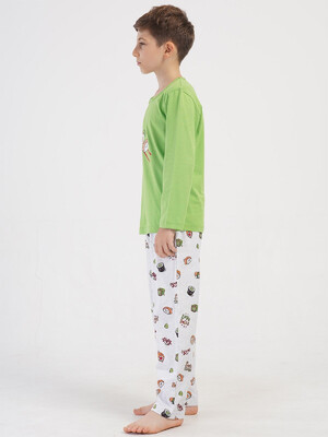 Купить Хлопковый детский домашний комплект с длинным рукавом VIENETTA KIDS 4051970158 в Украина в Lingerie.ua - Одяг для дому та відпочинку, Фото 5