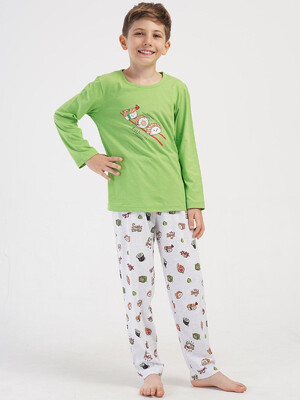 Купить Хлопковый детский домашний комплект с длинным рукавом VIENETTA KIDS 4051970158 в Украина в Lingerie.ua - Одяг для дому та відпочинку, Фото 7