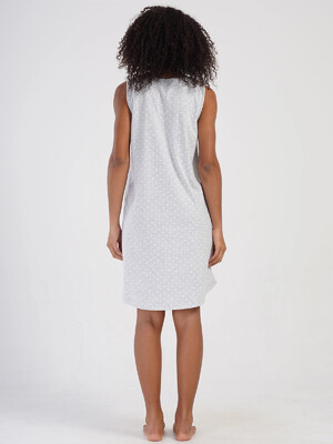 Купить Хлопковая домашняя туника большого размера без рукавов VIENETTA 4080030451 в Украина в Lingerie.ua - Одяг для дому та відпочинку, Фото 4