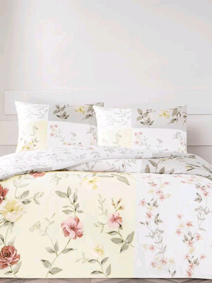 Купить Двуспальный комплект постельного белья TAC Ranforce Sandra в Украина в Lingerie.ua - Одяг для дому та відпочинку, Фото 1