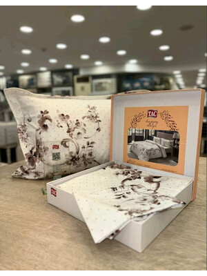 Купить Семейный комплект постельного белья TAC Saten Liara в Украина в Lingerie.ua - Одяг для дому та відпочинку, Фото 3