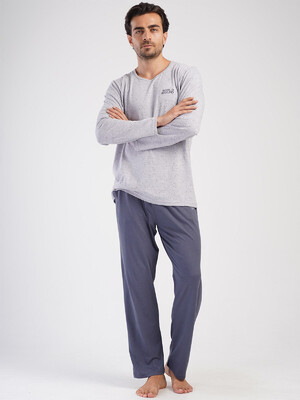 Купить Хлопковый домашний комплект с длинным рукавом VIENETTA MAN 4051463695 в Украина в Lingerie.ua - Одяг для дому та відпочинку, Фото 2