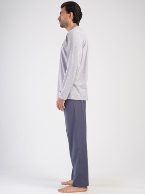 Купить Хлопковый домашний комплект с длинным рукавом VIENETTA MAN 4051463695 в Украина в Lingerie.ua - Одяг для дому та відпочинку, Фото 3