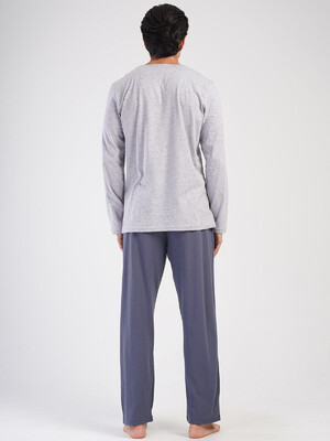Купить Хлопковый домашний комплект с длинным рукавом VIENETTA MAN 4051463695 в Украина в Lingerie.ua - Одяг для дому та відпочинку, Фото 6