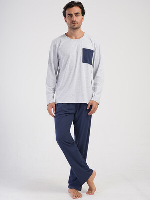 Купить Хлопковый домашний комплект с длинным рукавом VIENETTA MAN 4040740000 в Украина в Lingerie.ua - Одяг для дому та відпочинку, Видео