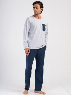 Купить Хлопковый домашний комплект с длинным рукавом VIENETTA MAN 4040740000 в Украина в Lingerie.ua - Одяг для дому та відпочинку, Фото 3