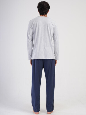 Купить Хлопковый домашний комплект с длинным рукавом VIENETTA MAN 4040740000 в Украина в Lingerie.ua - Одяг для дому та відпочинку, Фото 5
