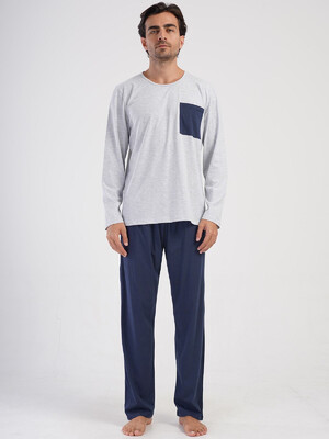 Купить Хлопковый домашний комплект с длинным рукавом VIENETTA MAN 4040740000 в Украина в Lingerie.ua - Одяг для дому та відпочинку, Фото 7