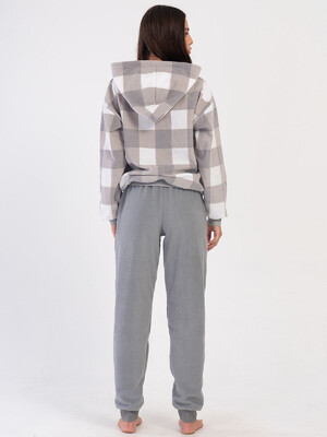 Купить Флисовый женский костюм с капюшоном VIENETTA 4030760298 в Украина в Lingerie.ua - Одяг для дому та відпочинку, Фото 4