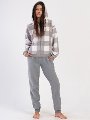 Купить Флисовый женский костюм с капюшоном VIENETTA 4030760298 в Украина в Lingerie.ua - Одяг для дому та відпочинку, Фото 6