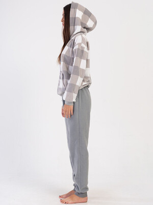 Купить Флисовый женский костюм с капюшоном VIENETTA 4030760298 в Украина в Lingerie.ua - Одяг для дому та відпочинку, Фото 7