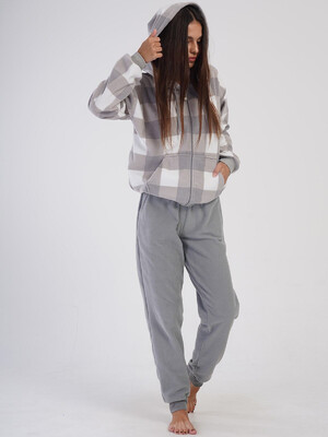 Купить Флисовый женский костюм с капюшоном VIENETTA 4030760298 в Украина в Lingerie.ua - Одяг для дому та відпочинку, Фото 8