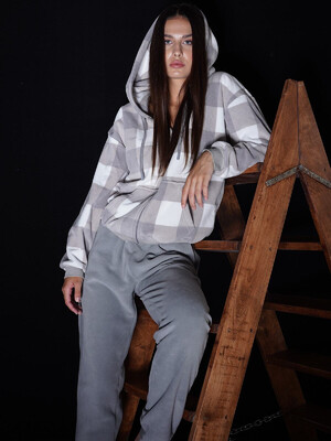 Купить Флисовый женский костюм с капюшоном VIENETTA 4030760298 в Украина в Lingerie.ua - Одяг для дому та відпочинку, Фото 9