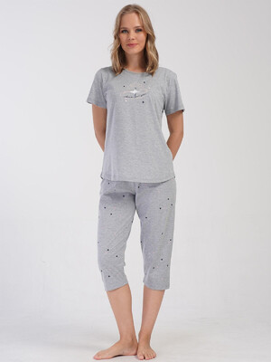 Купить Трикотажный костюм из футболки и капри VIENETTA 4081430495 в Украина в Lingerie.ua - Одяг для дому та відпочинку, Фото 10