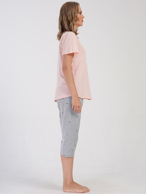 Купить Трикотажный костюм из футболки и капри VIENETTA 4081430495 в Украина в Lingerie.ua - Одяг для дому та відпочинку, Фото 9