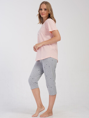 Купить Трикотажный костюм из футболки и капри VIENETTA 4081430495 в Украина в Lingerie.ua - Одяг для дому та відпочинку, Фото 6