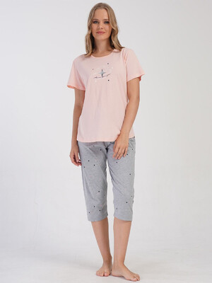 Купить Трикотажный костюм из футболки и капри VIENETTA 4081430495 в Украина в Lingerie.ua - Одяг для дому та відпочинку, Фото 11