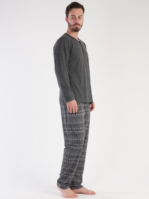 Купить Домашний комплект большого размера с длинным рукавом VIENETTA MAN 3040931849 в Украина в Lingerie.ua - Одяг для дому та відпочинку, Фото 7