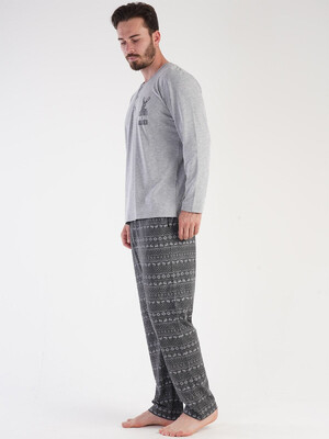 Купить Домашний комплект большого размера с длинным рукавом VIENETTA MAN 3040931849 в Украина в Lingerie.ua - Одяг для дому та відпочинку, Фото 5