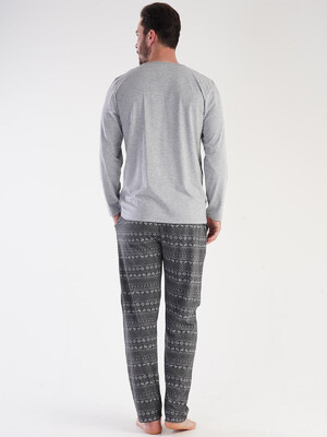 Купить Домашний комплект большого размера с длинным рукавом VIENETTA MAN 3040931849 в Украина в Lingerie.ua - Одяг для дому та відпочинку, Фото 4