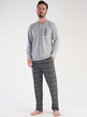 Купить Домашний комплект большого размера с длинным рукавом VIENETTA MAN 3040931849 в Украина в Lingerie.ua - Одяг для дому та відпочинку, Фото 11