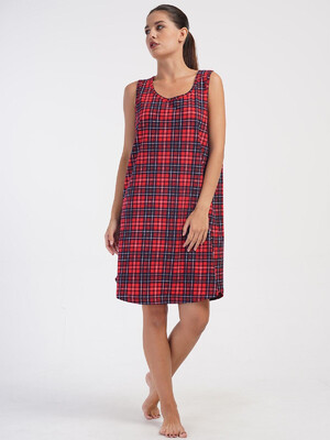 Купить Хлопковая туника большого размера без рукавов VIENETTA 4070343029 в Украина в Lingerie.ua - Одяг для дому та відпочинку, Фото 7