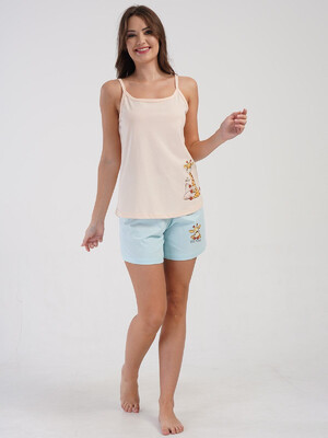 Бавовняний комплект із майки та шортів VIENETTA 4084130000