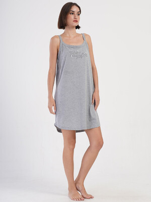 Купить Бавовняна туніка великого розміру на бретельках VIENETTA 4070540000 в Украина в Lingerie.ua - Одяг для дому та відпочинку, Фото 13