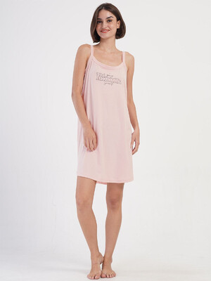 Купить Бавовняна туніка великого розміру на бретельках VIENETTA 4070540000 в Украина в Lingerie.ua - Одяг для дому та відпочинку, Фото 5