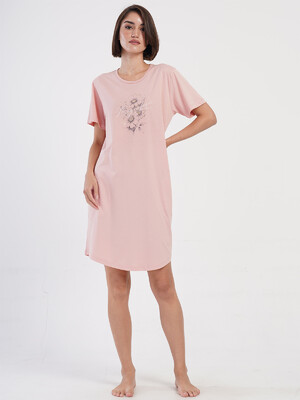 Купить Бавовняна туніка великого розміру з коротким рукавом VIENETTA 4053530000 в Украина в Lingerie.ua - Одяг для дому та відпочинку, Фото 3