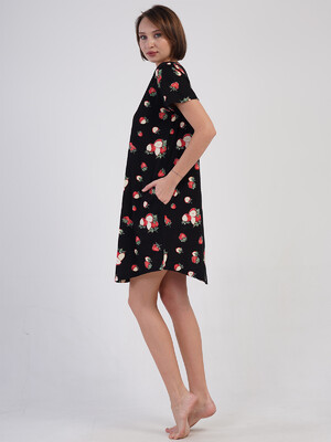 Купить Хлопковая туника большого размера с карманами VIENETTA 4090976826 в Украина в Lingerie.ua - Одяг для дому та відпочинку, Фото 7