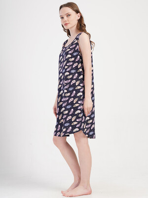 Купить Хлопковая летняя туника большого размера VIENETTA 4091240911 в Украина в Lingerie.ua - Одяг для дому та відпочинку, Фото 3