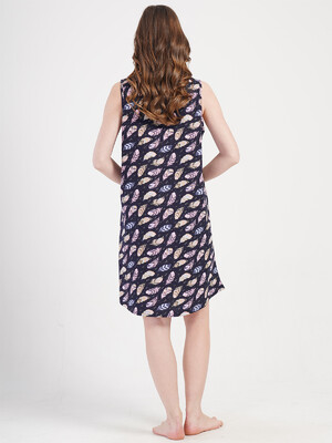 Купить Хлопковая летняя туника большого размера VIENETTA 4091240911 в Украина в Lingerie.ua - Одяг для дому та відпочинку, Фото 4