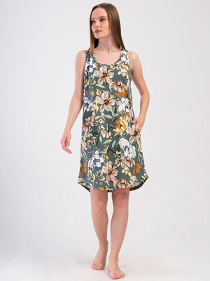 Купить Хлопковая летняя туника с карманами VIENETTA 4080210171 в Украина в Lingerie.ua - Одяг для дому та відпочинку, Фото 3