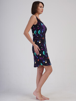 Купить Хлопковая летняя домашняя туника VIENETTA 4083610251 в Украина в Lingerie.ua - Одяг для дому та відпочинку, Фото 8