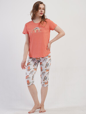 Купить Хлопковый комплект с бриджами VIENETTA 4081831781 в Украина в Lingerie.ua - Одяг для дому та відпочинку, Фото 14