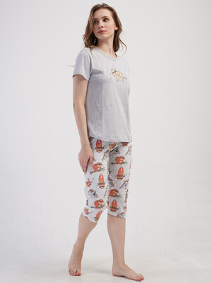 Купить Хлопковый комплект с бриджами VIENETTA 4081831781 в Украина в Lingerie.ua - Одяг для дому та відпочинку, Фото 13