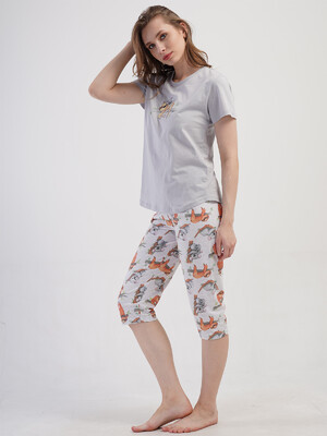 Купить Хлопковый комплект с бриджами VIENETTA 4081831781 в Украина в Lingerie.ua - Одяг для дому та відпочинку, Фото 12